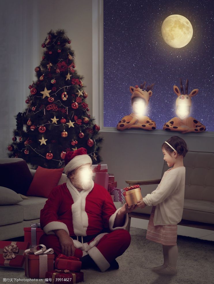 平安夜宣传单圣诞节图片