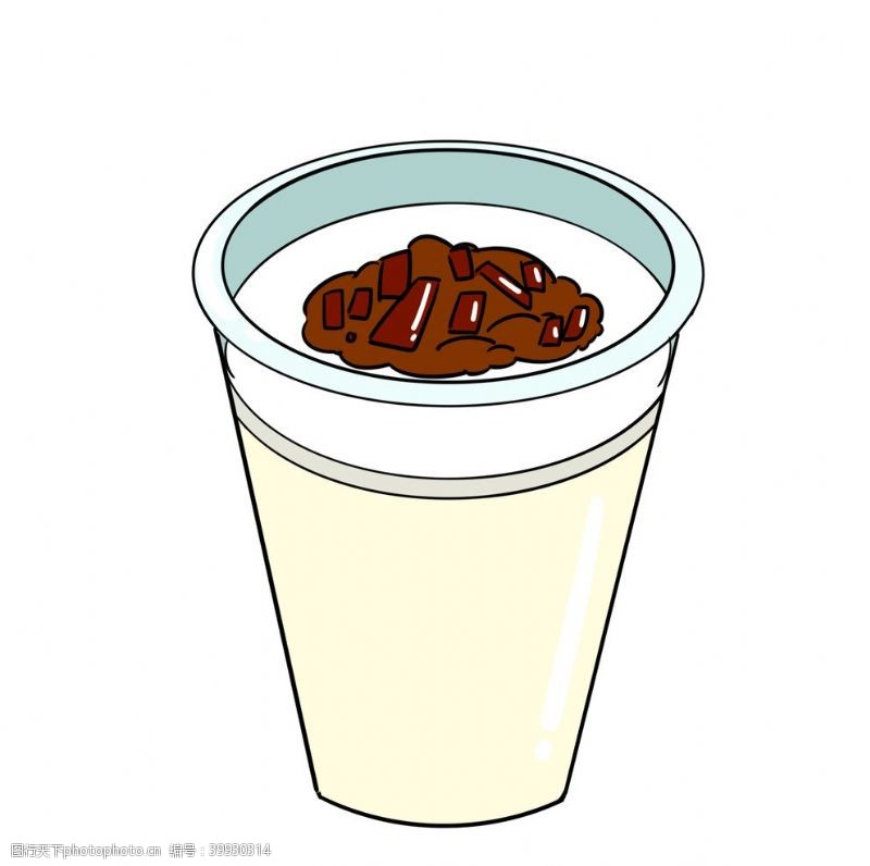 巧克力牛奶手绘奥利奥奶茶图片