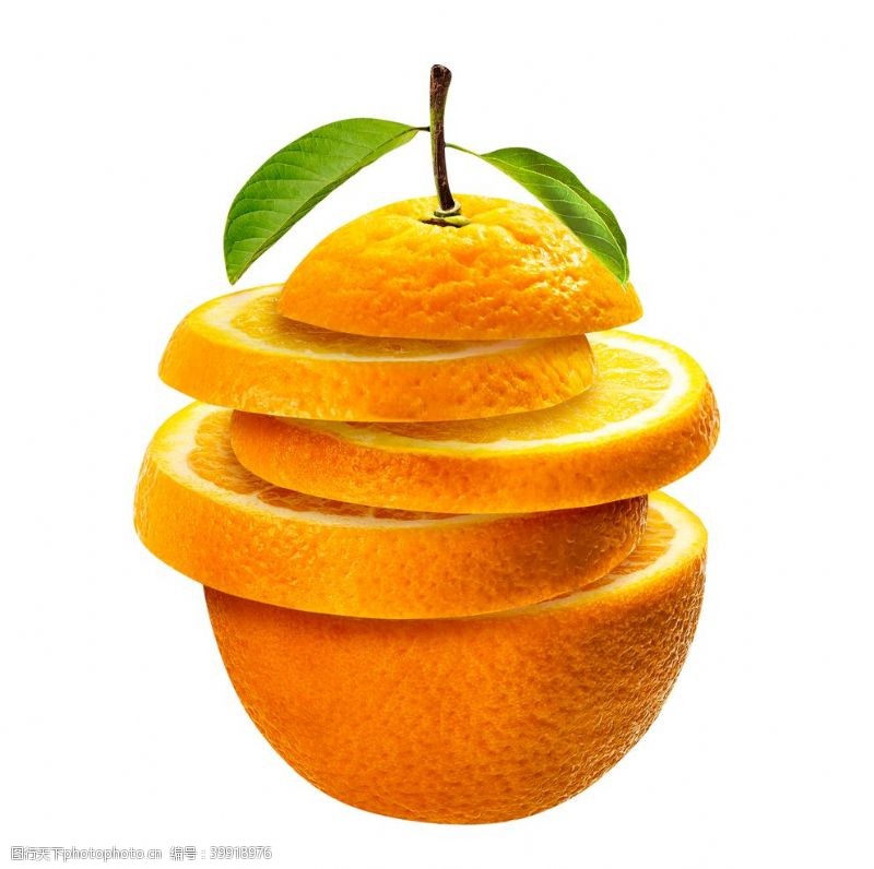 香蕉橙子水果图片