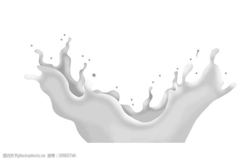飞溅的牛奶飞溅奶花图片