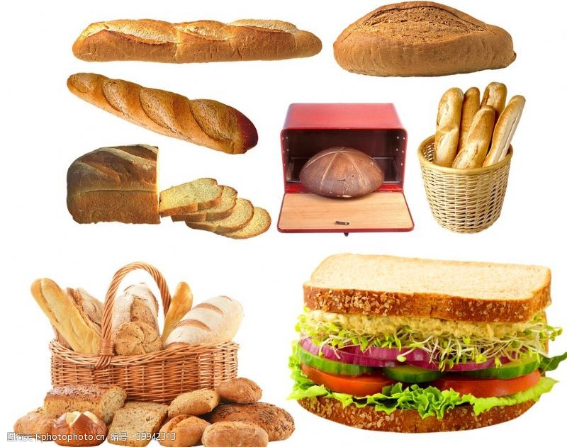 麦当劳面包大集合图片