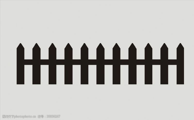 篱笆矢量栏杆图片