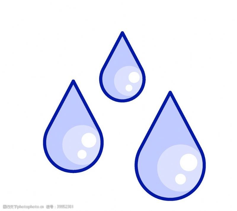 水滴图标天气元素图片
