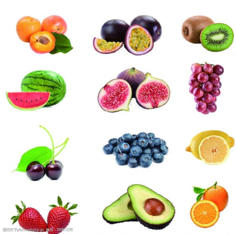 生鲜水果素材透明底水果图片