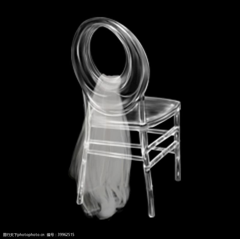 手绘效果图透明椅子图片