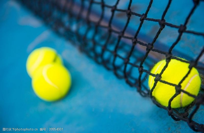 网球拍网球运动图片