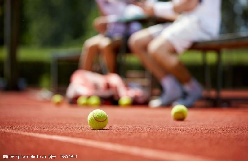 竞技网球运动图片