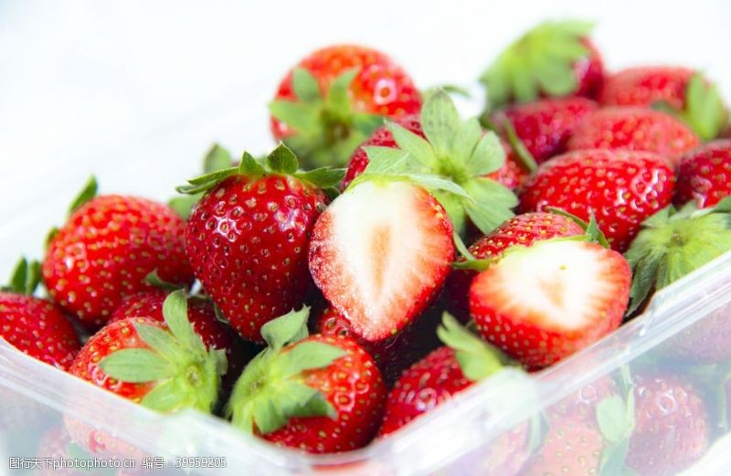 酸奶草莓图片