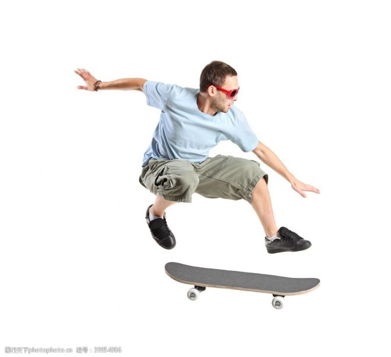 玩耍滑板运动图片