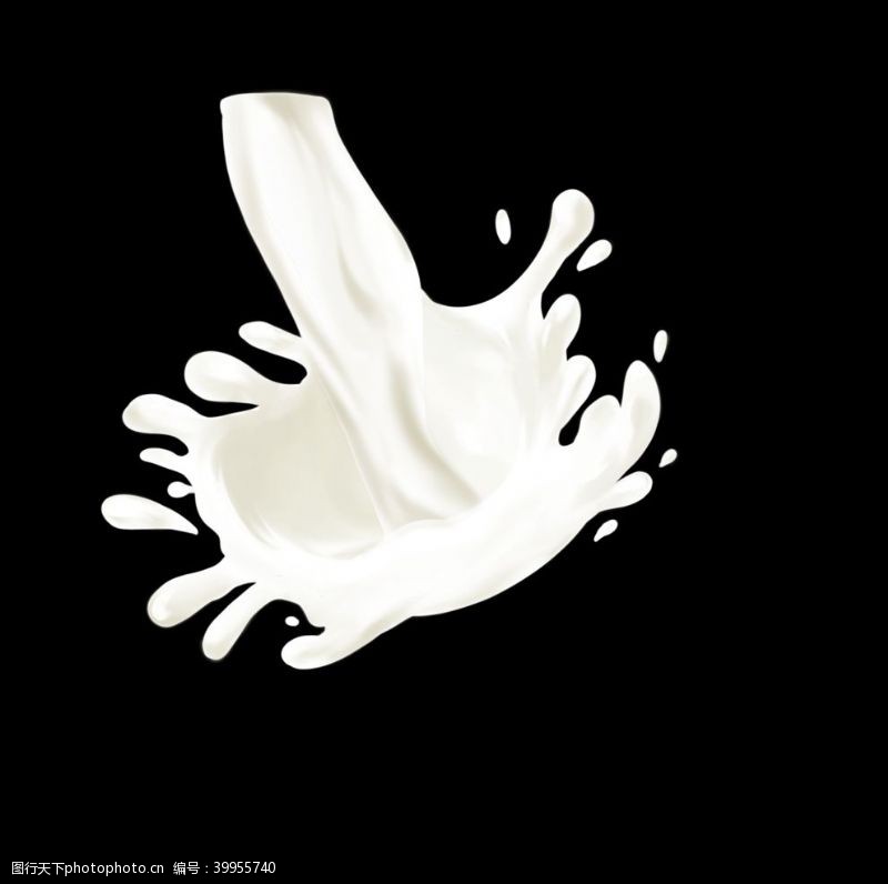 飞溅的牛奶牛奶素材图片