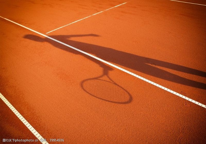 竞技网球运动图片