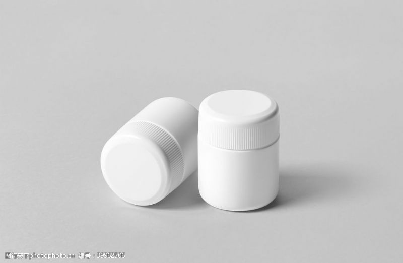 药瓶效果图药品盒子样机图片