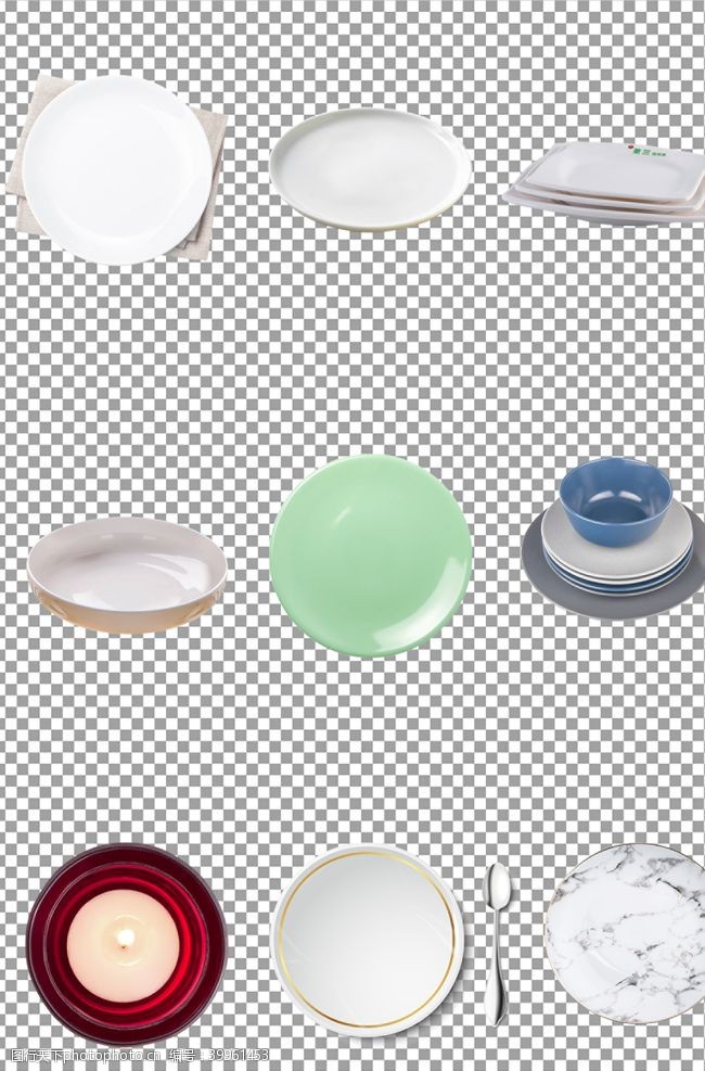 透明元素餐具厨房盘子图片