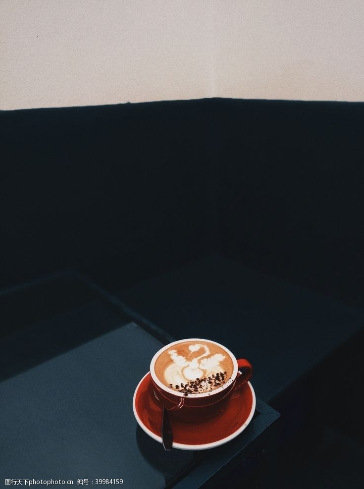 漂浮咖啡图片