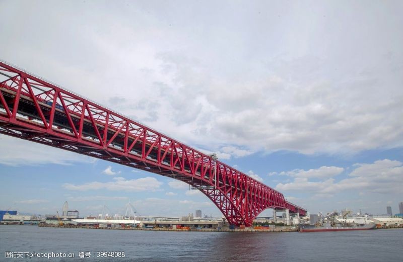 日本旅游日本天保山大桥图片