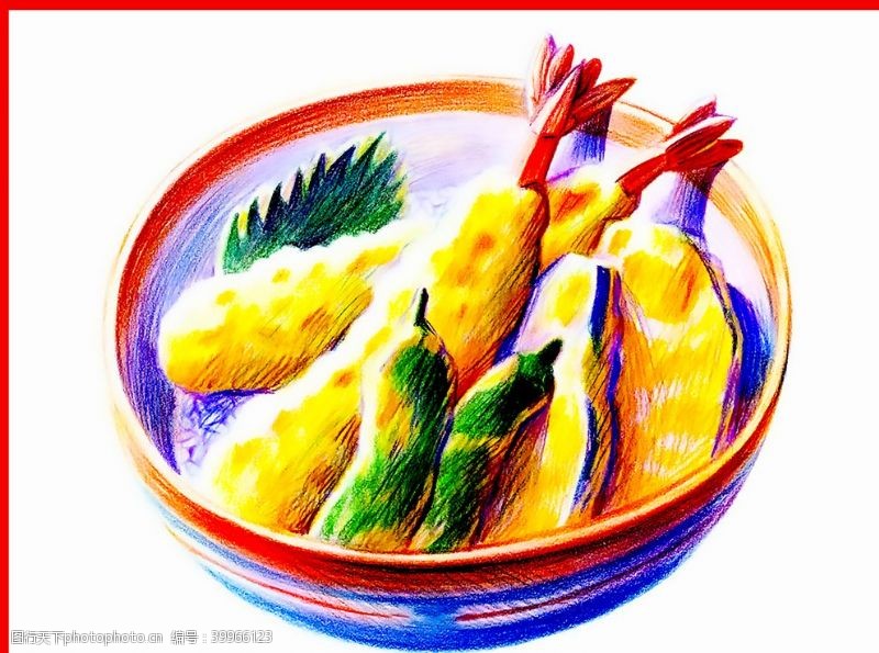 热菜设计手绘美食图片