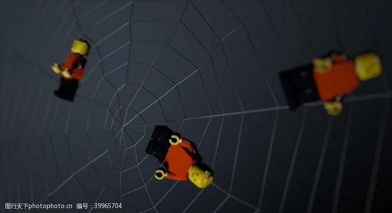 网球场C4D模型蜘蛛网图片