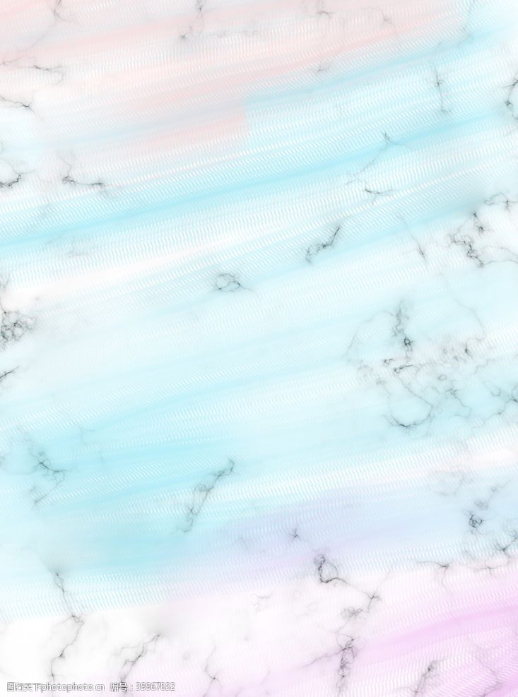 白色山水元素彩色大理石背景图片