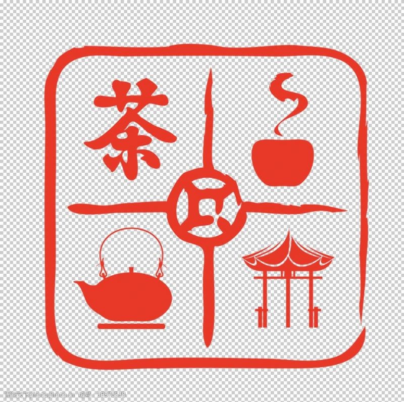 logo设计欣赏茶艺图片