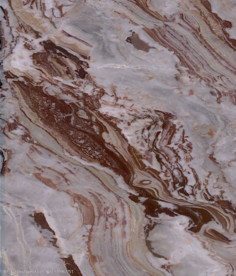 白色山水元素莫妮卡红大理石图片