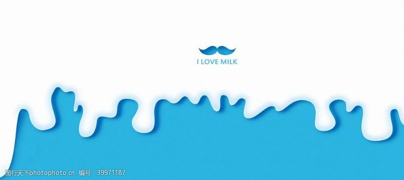 甜品广告牛奶图片