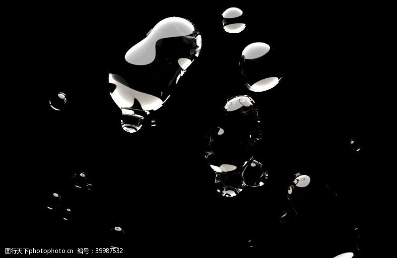 水滴素材泡泡图片