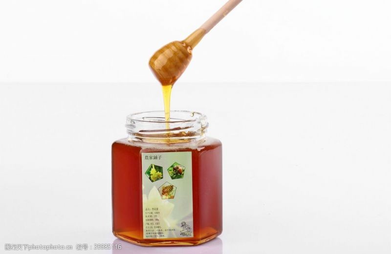 蜂蜜瓶装枣花蜜图片
