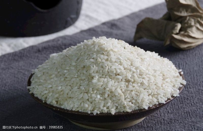 稻米一碗大米图片