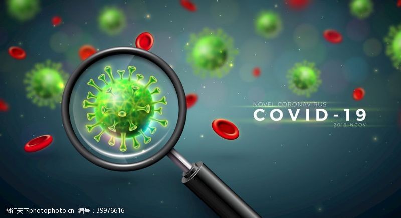 冠状病毒病毒细菌带口罩图片
