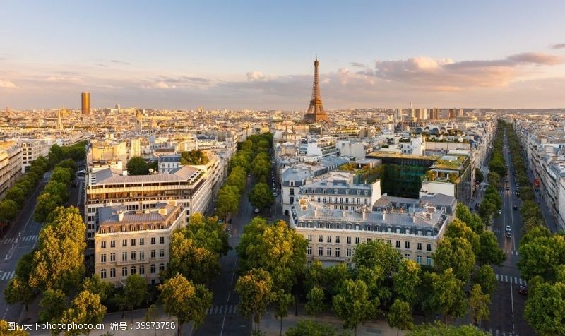 外界风景法国巴黎图片