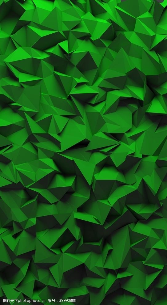 绿色几何图几何背景图片