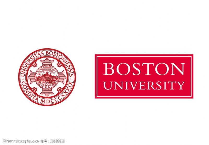 美国波士顿大学校徽图片