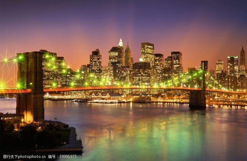 城市夜景美国城市图片