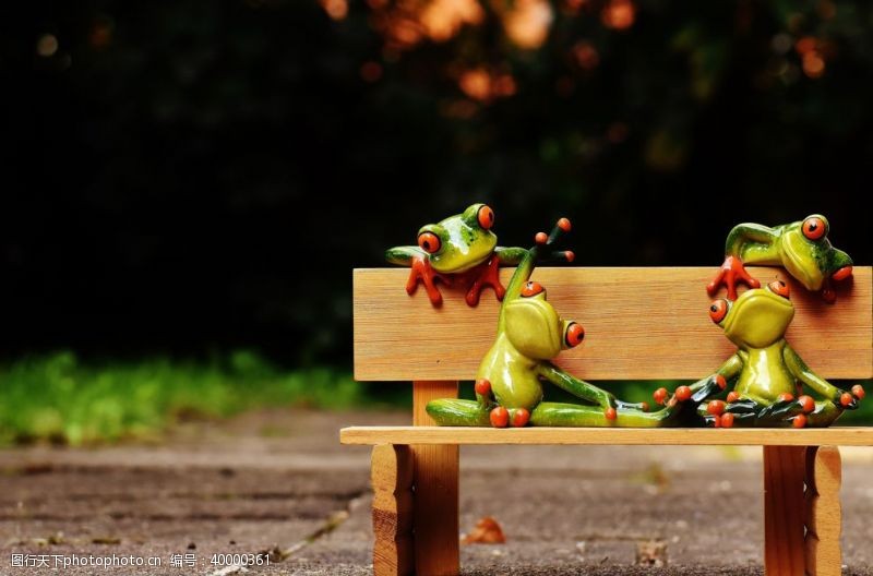 创意玩偶背景青蛙玩具图片