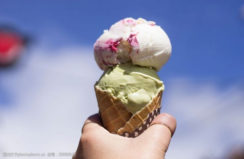 甜筒冰糕冰激凌图片