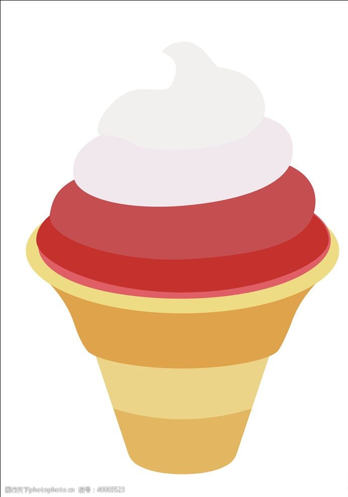 卡通冰淇淋冰淇凌图片