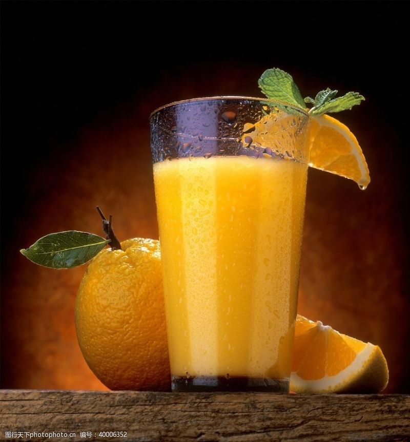 鲜橙汁橙子橙汁图片