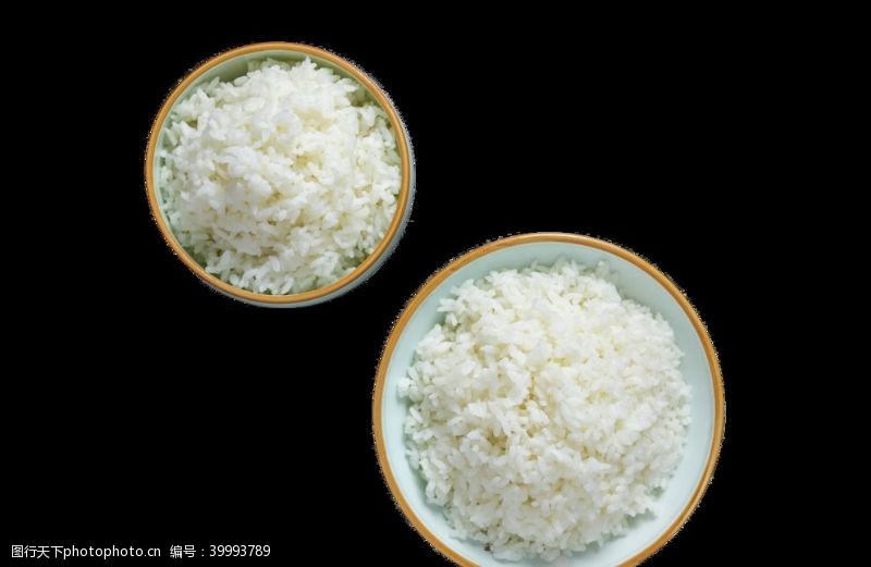 米白免抠米饭图片