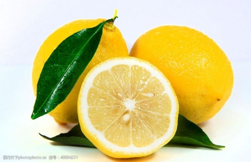 青茶柠檬图片