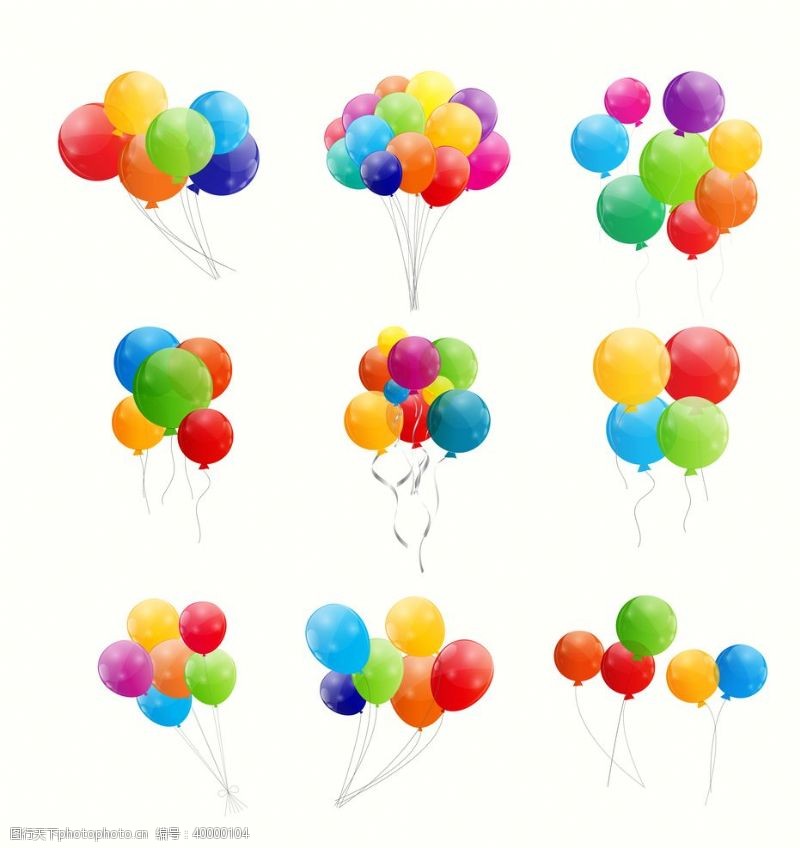 彩色气球气球图片