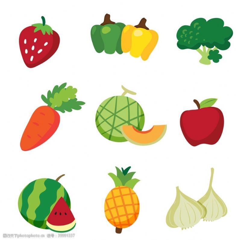手绘蔬菜蔬菜水果图片