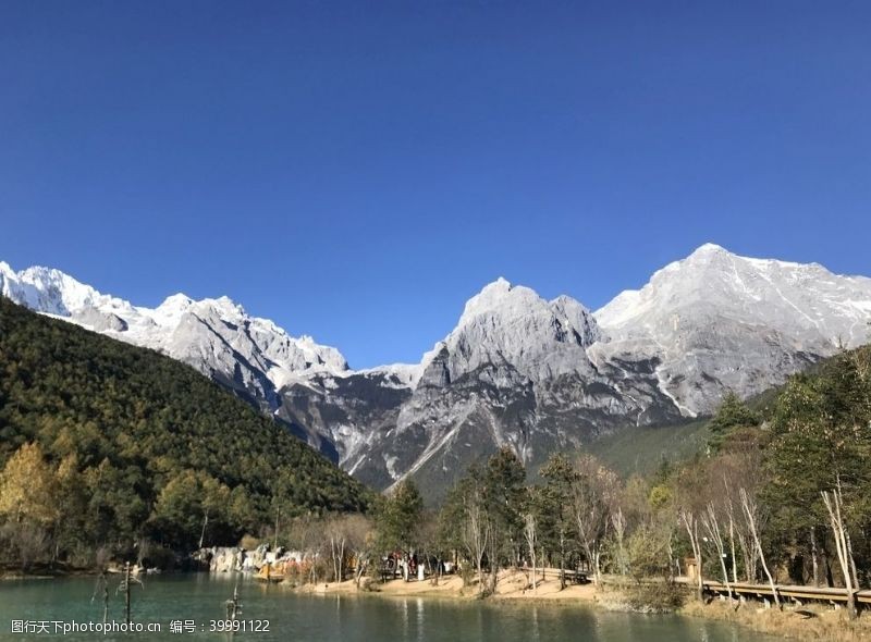 旅游摄影高清图片玉龙雪山图片