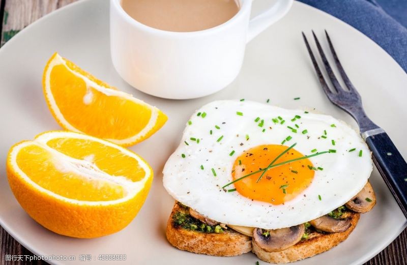 健康饮食早餐煎蛋图片