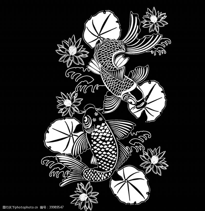 封面各种设计中国风锦鲤观赏鱼水族馆图片