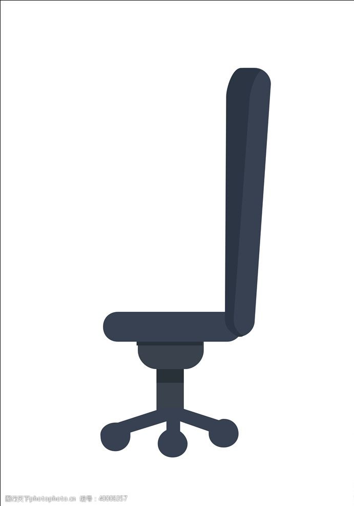 电子商务设计素材电脑椅矢量图片