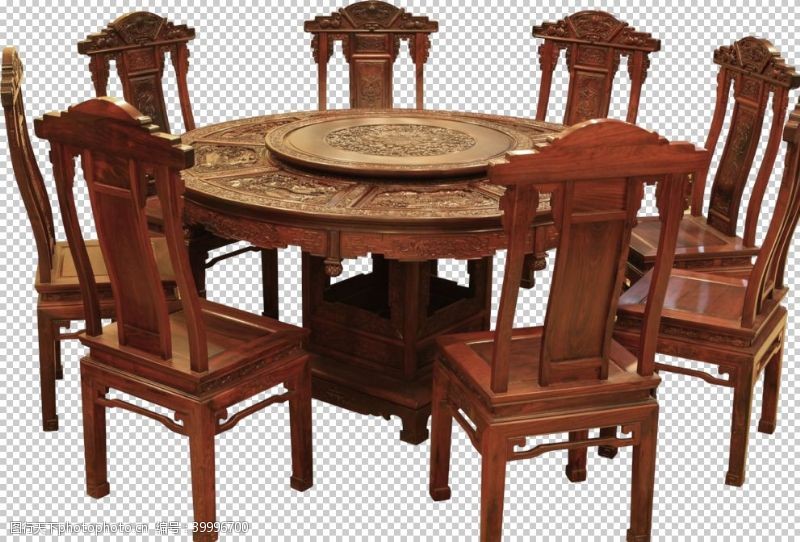 png红木餐桌图片