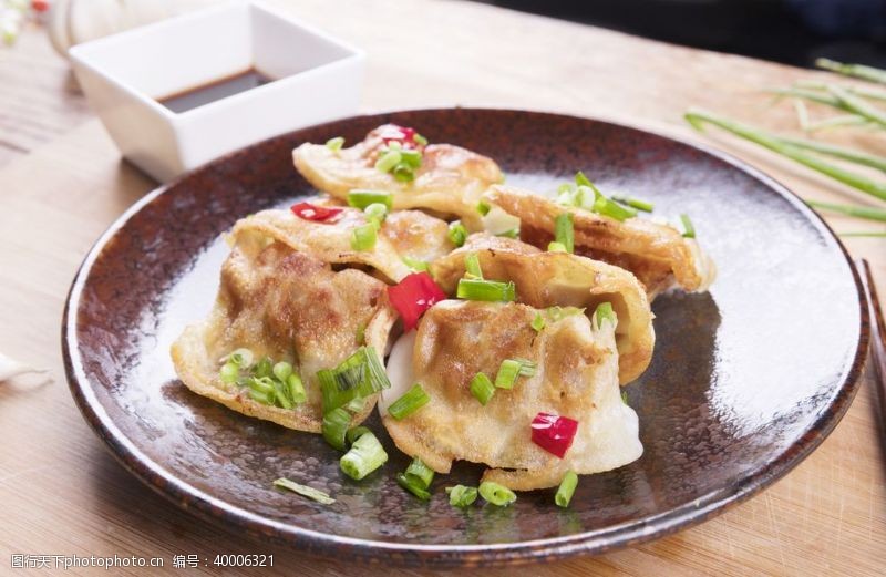 美食系列煎饺图片