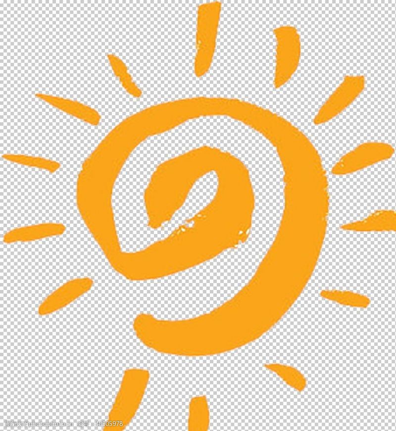 logo原创名片卡通太阳图片