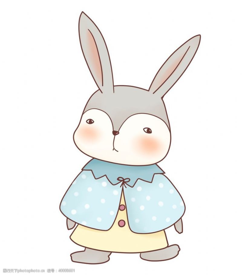 小白兔卡通兔子图片