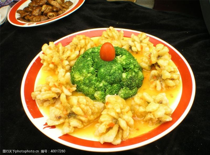 高清菜谱用图兰花果味鱼图片